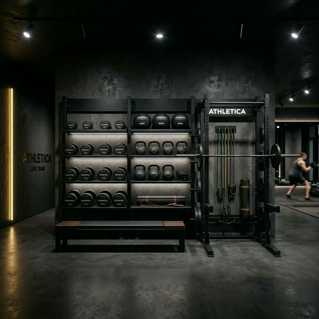 Sports equipment sales and service — professional-grade fitness and sports products